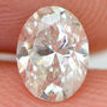 Natural Oval Cut Diamond 0.50 Carat F/SI1