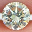 Round Diamond Natural Loose 0.61 Carat I VS2 Polished Real Enhanced Certified
