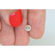 Round Diamond Natural Loose 0.61 Carat I VS2 Polished Real Enhanced Certified
