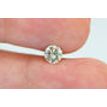 Round Diamond Natural Loose 0.61 Carat I VS2 Polished Real Enhanced Certified