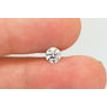 Round Real Diamond 0.53 Carat G SI1