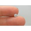 Loose Round Shaped Diamond White 0.50 Carat H/SI1
