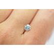 Natural Round Diamond 0.61 Carat F/SI1 