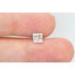 Loose Princess Shaped Real Diamond 0.96 Carat F/SI1 5.37X5.14 MM