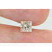 Princess Shaped Diamond H Color SI1 Enhanced Natural Certified 5.33MM 1.05 Carat