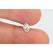 Oval Cut Diamond Natural Loose 0.63 Carat F/SI2