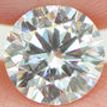 Round Cut Diamond G Color SI1 Certified Natural 1.09 Carat