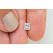 Princess Cut Diamond Natural Certified 1.02 Carat D/SI1 