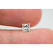 Princess Cut Diamond 0.52 Carat G Color SI1