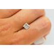 Loose Princess Diamond Natural Enhanced 1.13 Carat G/SI2 5.79X5.52 MM