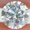 Round Brilliant Diamond White E SI1 Certified Natural Enhanced 5.78 M 0.76 Carat