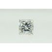 Princess Cut Diamond F SI2 Certified 0.90 Carat