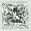 Princess Cut Diamond F SI2 Certified 0.90 Carat