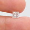 Princess Shape Diamond Loose 0.90 Carat F/SI2 Certified Natural Enhanced Real
