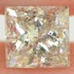 Princess Shaped Diamond 0.80 Carat H Color I1 Loose Natural Enhanced Certified