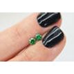 Diamond Pair Round Shape Green Color VS1/2 0.44 TCW