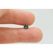 Loose Round Shape Diamond Fancy Green 0.59 Carat Enhanced VS2 Certified For Ring