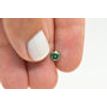Green Diamond Round Shape Fancy Color 0.59 Carat Real Natural Enhanced SI2 Loose