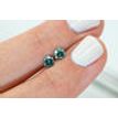 Round Cut Diamond Pair Green Color 1/2 Carat VS1 4.10MM
