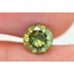 Round Shape Diamond Fancy Green Color Loose 1.30 Carat VS1
