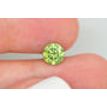Fancy Green Round Cut Diamond 1.51 Carat VS2