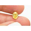 Oval Cut Diamond Fancy Yellow Color 1.32 Carat SI1