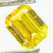 Loose Emerald Diamond Fancy Yellow 1.03 Carat VS2