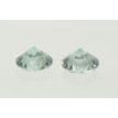 Round Diamond Pair Fancy Greenish Blue VS2 0.59 TCW