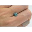 Loose Round Shape Diamond Fancy Turquoise Color SI2 Natural Enhanced 1.31 Carat