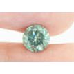 Round Shape Diamond Fancy Green Color VS2 1.52 Carat