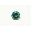 Loose Green Diamond Round Cut Fancy Color 0.64 Carat SI1 Enhanced 5.37X5.44 MM