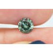 Loose Green Diamond Natural Enhanced Round Shape Fancy SI1 Certified 0.68 Carat