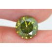 Loose Round Diamond Fancy Green 1.70 Carat VS2