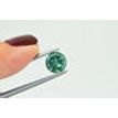 Loose Round Shape Diamond Fancy Green Color 1.42 Carat VS1 Certified Enhanced