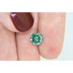 Loose Round Shape Diamond Fancy Green Color 1.42 Carat VS1 Certified Enhanced
