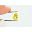 Pear Shape Diamond Fancy Yellow Color SI1 1.01 Carat 