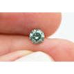 Loose Fancy Green Diamond Round Shape 0.61 ct SI1