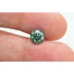 Loose Diamond Fancy Turquoise Color Round Shaped 1.54 Carat SI2