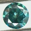 Loose Diamond 0.55 Carat Round Cut Fancy Green Color Enhanced SI1 Certified 5.11X5.06 MM For Engagement Ring