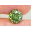 Round Diamond Fancy Green Color 2.04 Carat VS2