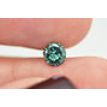 Loose Green Diamond Round Shaped Fancy Color 0.56 Carat SI1 Enhanced Certified