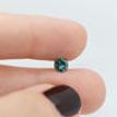 Loose Green Diamond Round Shaped Fancy Color 0.56 Carat SI1 Enhanced Certified