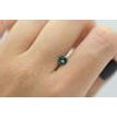 Loose Green Diamond Round Shaped Fancy Color 0.56 Carat SI1 Enhanced Certified