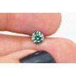 Round Diamond Fancy Green Color 0.58 Carat VS1