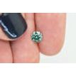 Round Diamond Fancy Green Color 0.58 Carat VS1