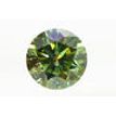 Round Shape Diamond Fancy Green Color 2.01 Carat VS2
