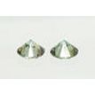 Round Diamond Matching Pair Fancy Turquoise VS2 0.47 TCW