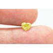 Loose Heart Diamond Fancy Yellow 0.76 Carat VS2