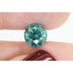 Round Diamond Green  Color 2.03 Carat SI1