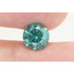 Round Diamond Green  Color 2.03 Carat SI1